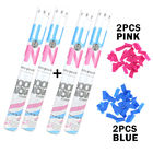 Blue Pink Cylinders 18 Inch Paper Confetti Cannon